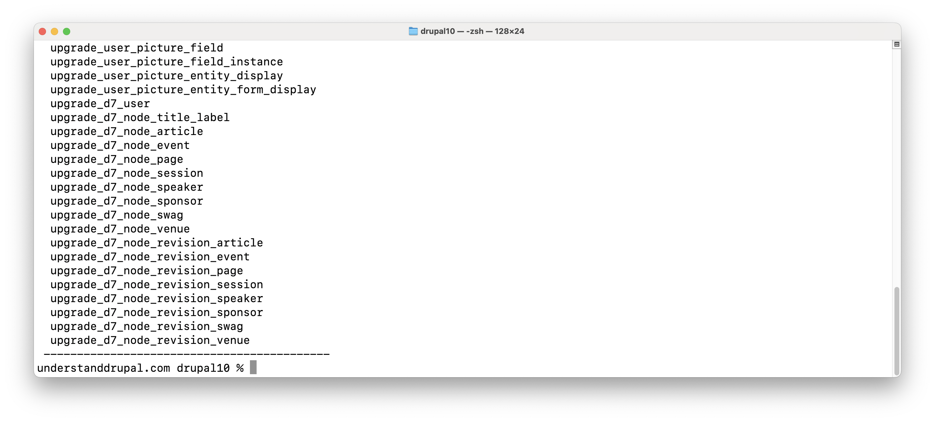 Generated Migrations