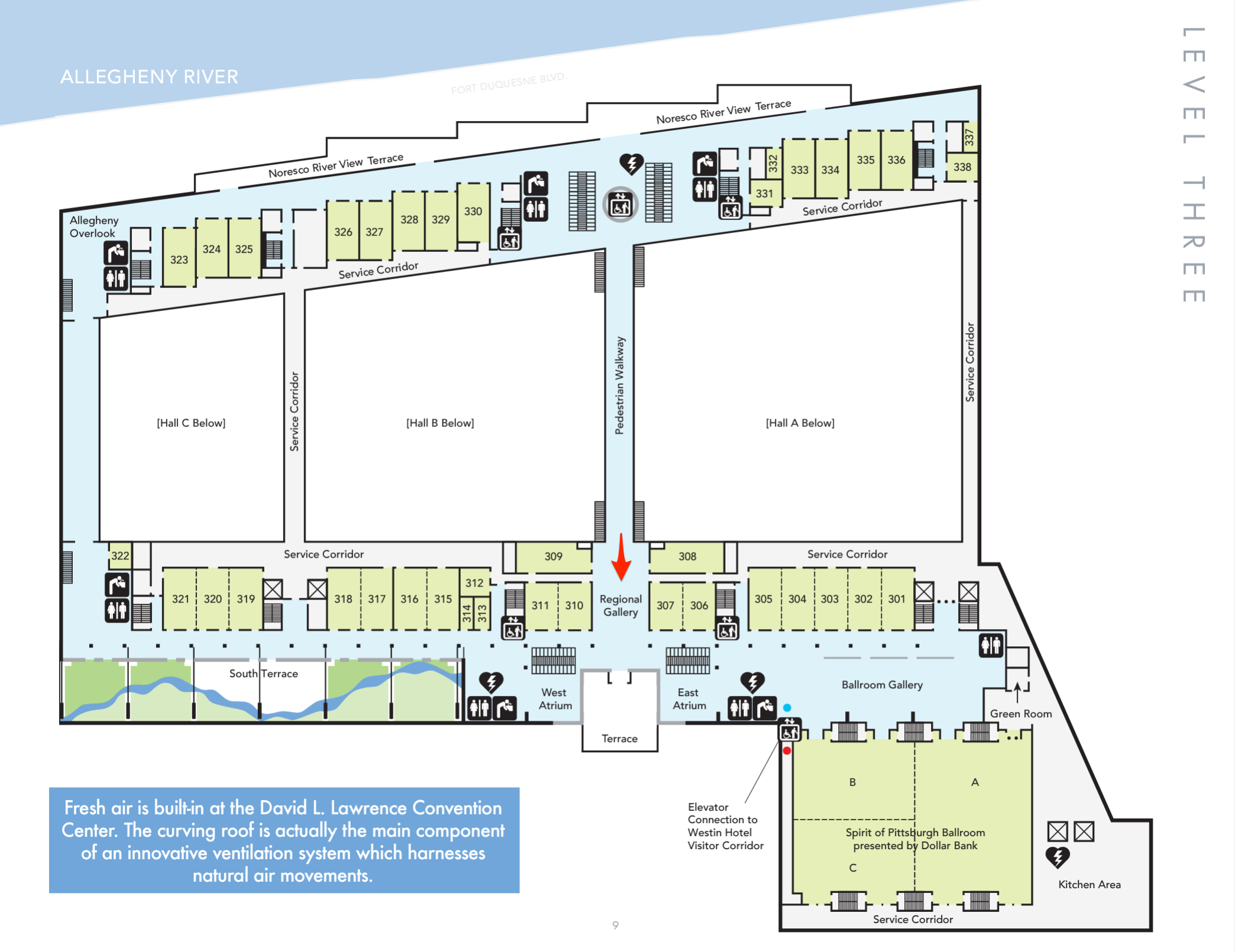 DLCC Level Three Floorplan