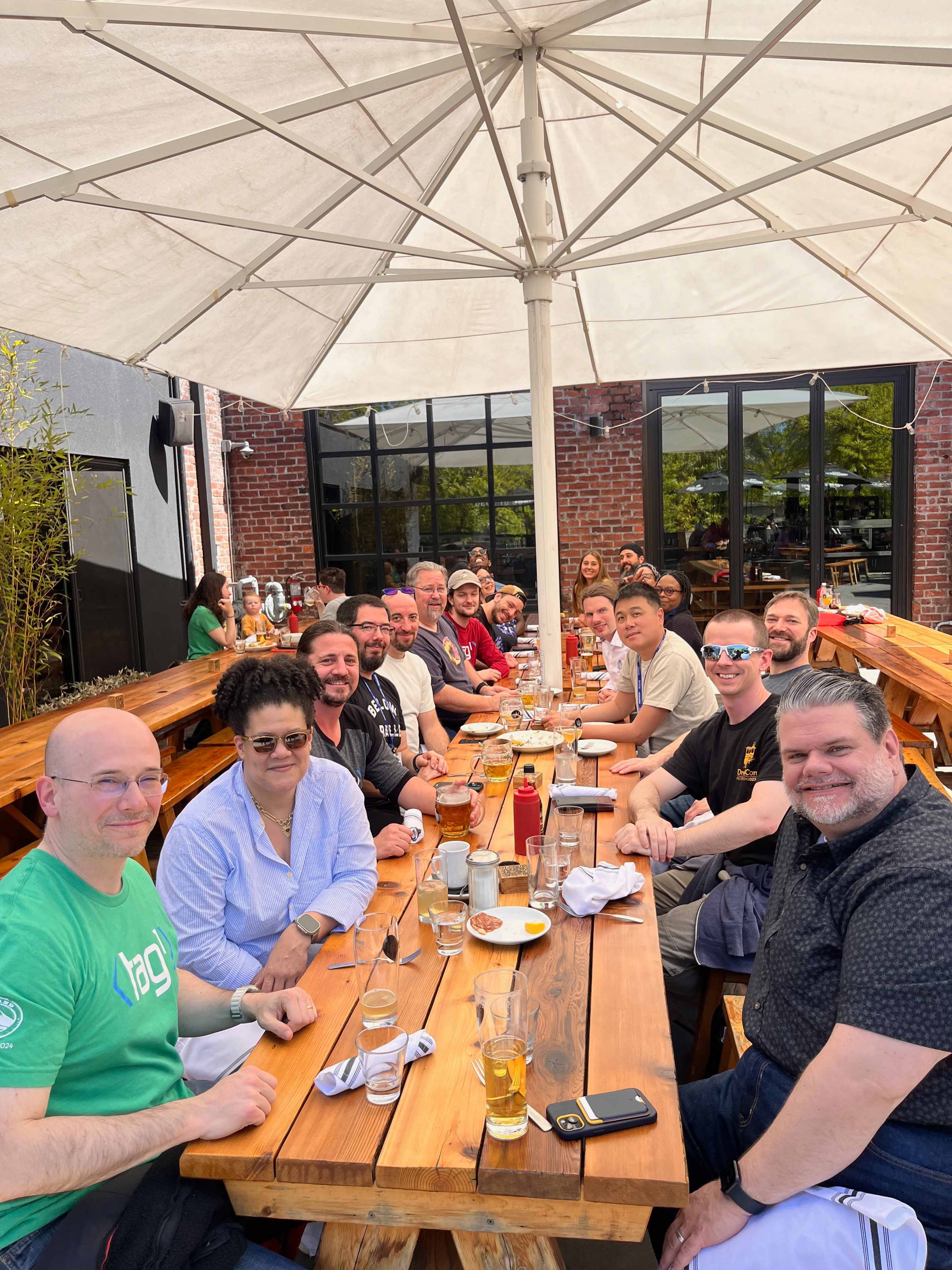 Tag1 Team & Friends enjoying some downtime to meet in person and connect.