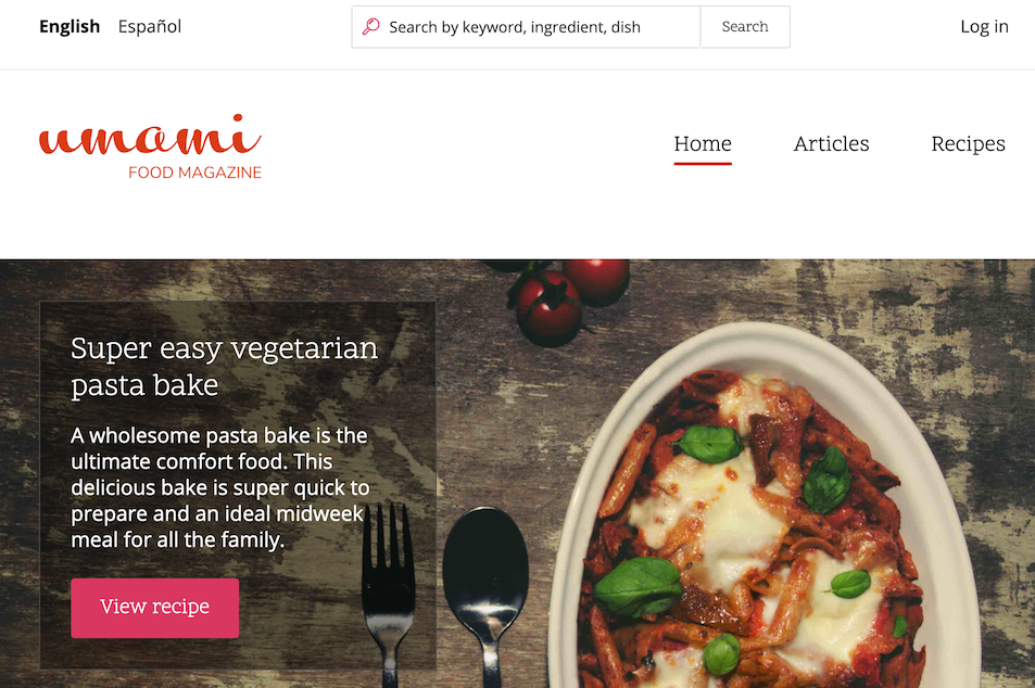 A screenshot of the Umami profile.